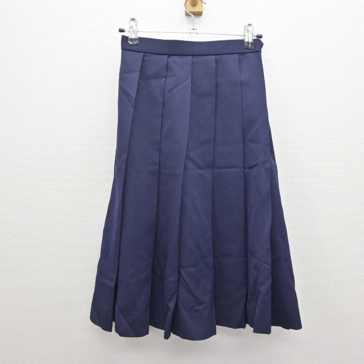 【中古】青森県 田名部高等学校 女子制服 4点 (ブレザー・ニットベスト・スカート) sf064354