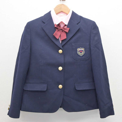 【中古】京都府 京都光華中学校 女子制服 3点 (ブレザー・シャツ) sf064355