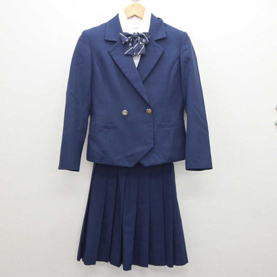 【中古】熊本県 熊本農業高等学校 女子制服 7点 (ブレザー・シャツ・スカート) sf064373