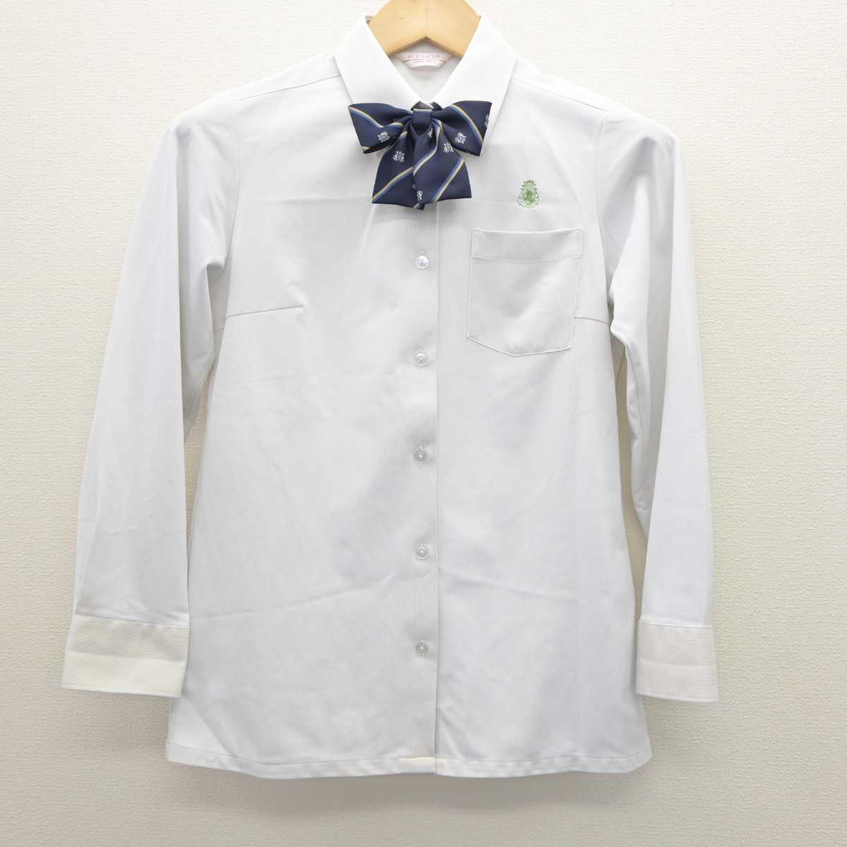 【中古】熊本県 熊本農業高等学校 女子制服 7点 (ブレザー・シャツ・スカート) sf064373