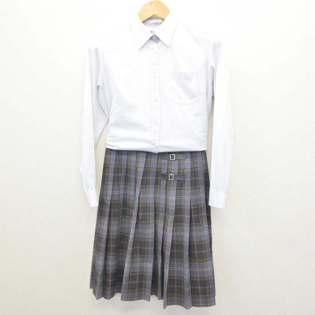 【中古】岐阜県 帝京大学可児高等学校中学校 女子制服 2点 (シャツ・スカート) sf064387 | 中古制服通販パレイド