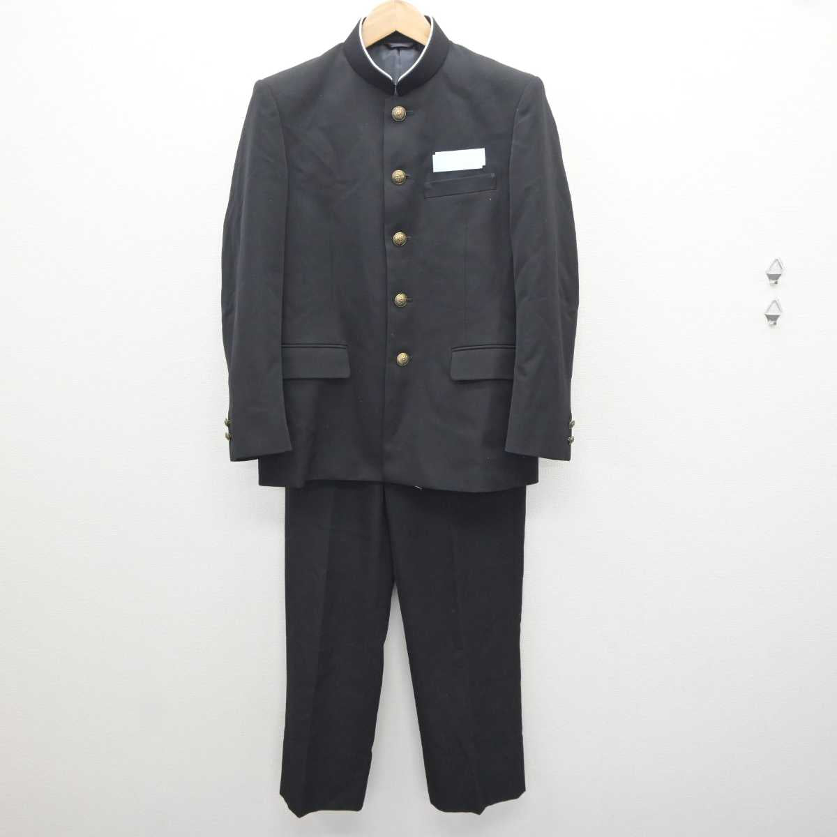 【中古】鹿児島県 隼人中学校 男子制服 3点 (学ラン・ズボン・ズボン) sf064398