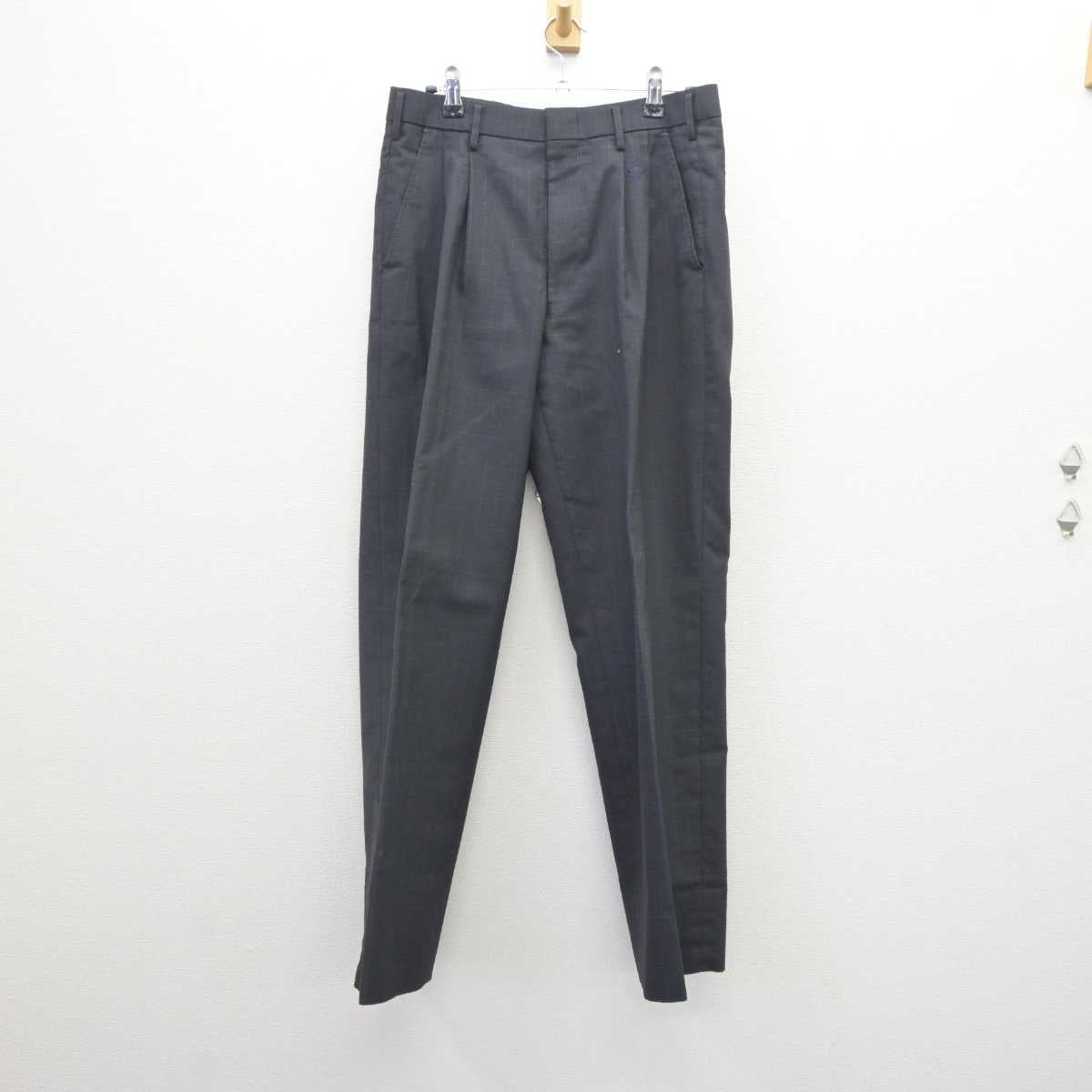 【中古】秋田県 横手城南高等学校 男子制服 2点 (シャツ・ズボン) sf064423