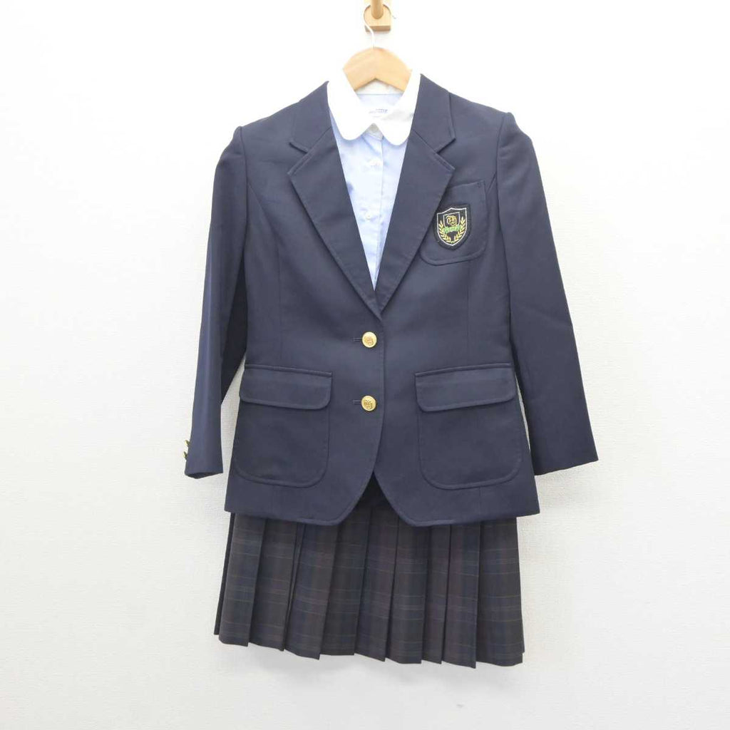 【中古】東京都 豊島学院高等学校 女子制服 4点 (ブレザー・ニットベスト・シャツ・スカート) sf064438 | 中古制服通販パレイド