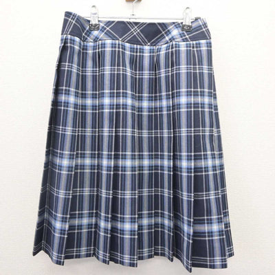 【中古】東京都 東亜学園高等学校 女子制服 3点 (ニットベスト・シャツ・スカート) sf064459