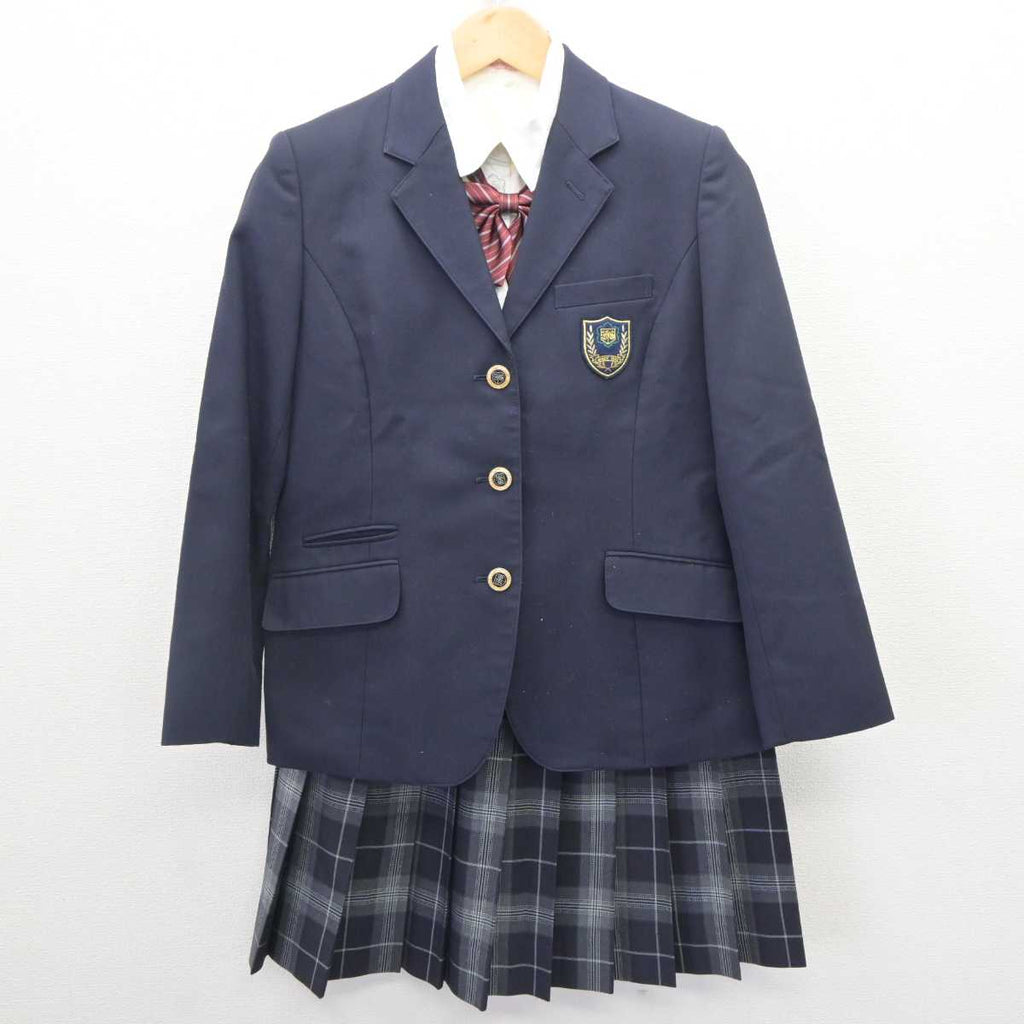 【中古】東京都 実践学園高等学校 女子制服 4点 (ブレザー・シャツ・スカート) sf064465 | 中古制服通販パレイド