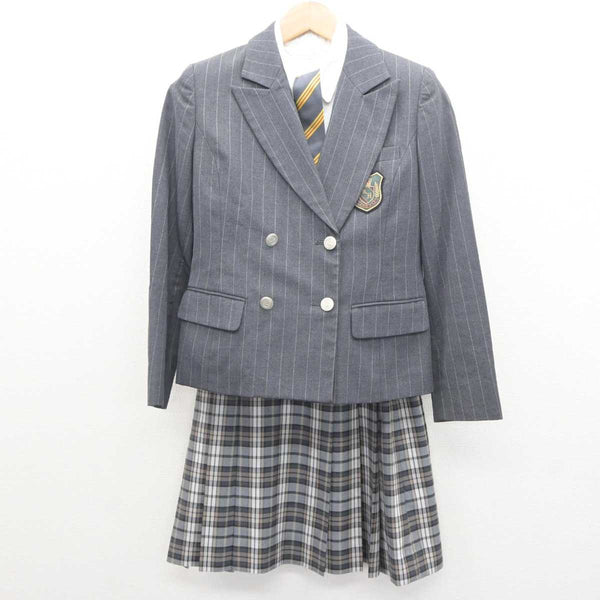 【中古】東京都 錦城高等学校 女子制服 5点 (ブレザー・ニット・シャツ・スカート) sf064489 | 中古制服通販パレイド