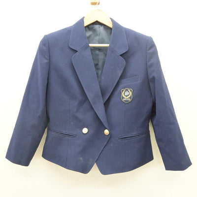 【中古】群馬県 佐野中学校 女子制服 2点 (ブレザー・スカート) sf064507