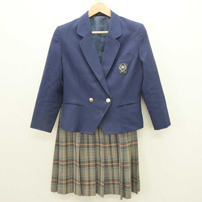 【中古】群馬県 佐野中学校 女子制服 2点 (ブレザー・スカート) sf064508