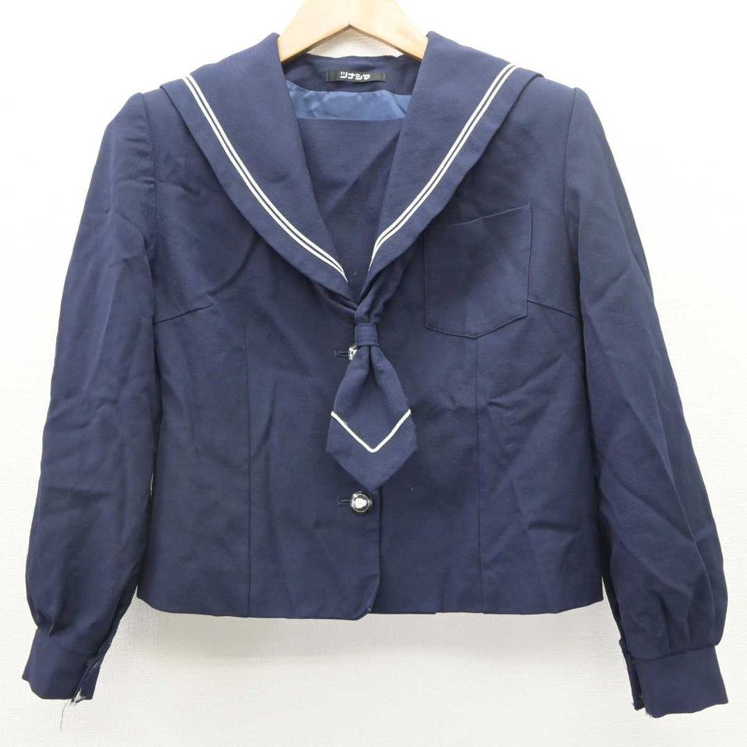 中古】群馬県 豊岡中学校 女子制服 3点 (セーラー服・スカート) sf064513 | 中古制服通販パレイド