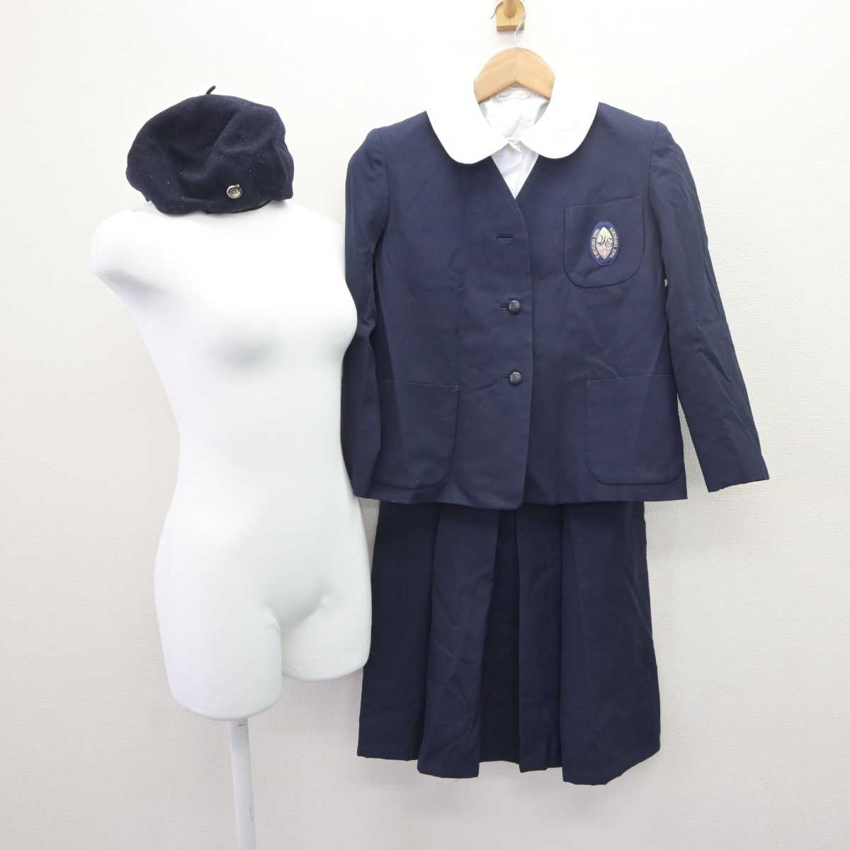 【中古】神奈川県 青山学院横浜英和小学校 女子制服 5点 (ブレザー・シャツ・スカート) sf064531