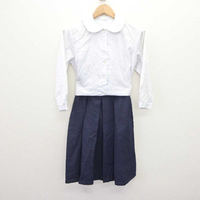 【中古】神奈川県 青山学院横浜英和小学校 女子制服 5点 (ブレザー・シャツ・スカート) sf064531