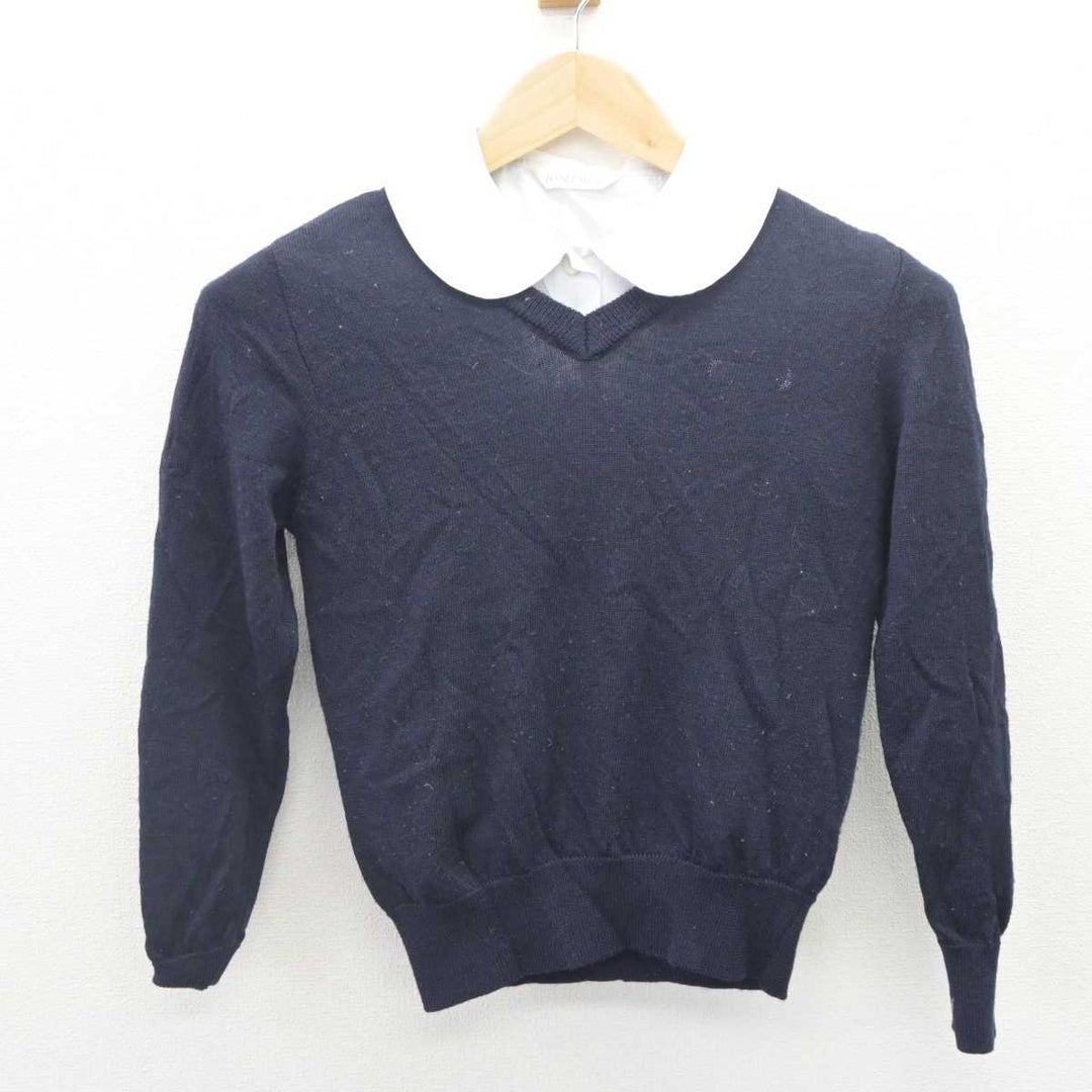 中古】神奈川県 青山学院横浜英和小学校 女子制服 2点 (ニット