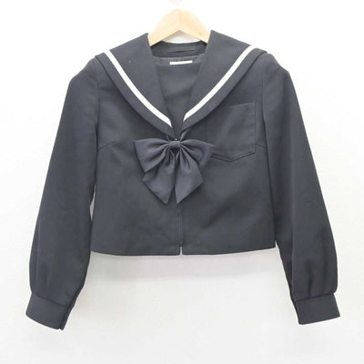 【中古】岐阜県 中津商業高等学校 女子制服 3点 (セーラー服・スカート) sf064535