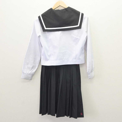 【中古】岐阜県 中津商業高等学校 女子制服 4点 (セーラー服・セーラー服・スカート) sf064536