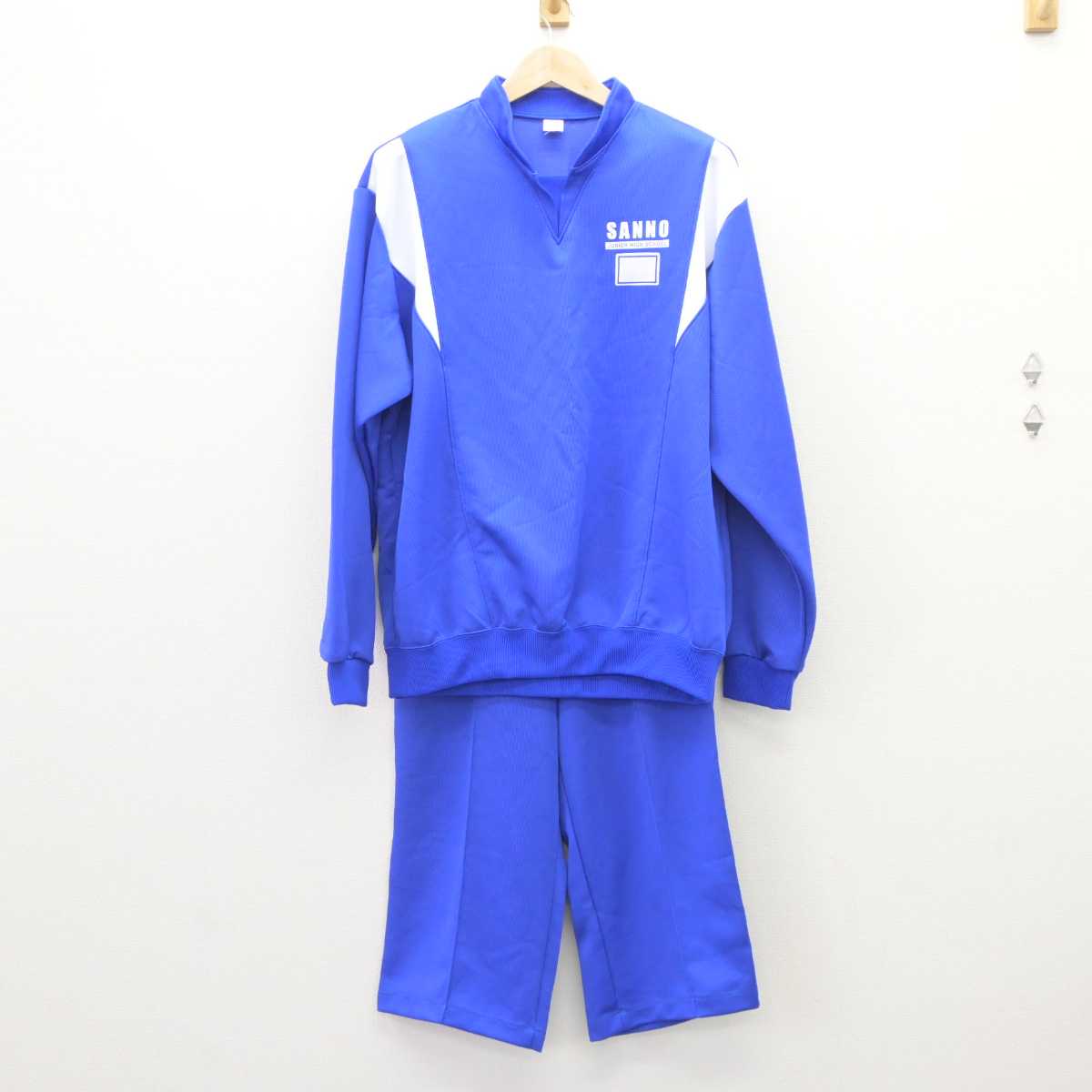 【中古】千葉県 山王中学校 女子制服 2点 (ジャージ 上・ジャージ 下) sf064552