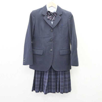 【中古】山口県 野田学園高等学校 女子制服 4点 (ブレザー・シャツ・スカート) sf064565