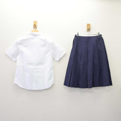 【中古】東京都 跡見学園中学校・高等学校 女子制服 2点 (シャツ・スカート) sf064568