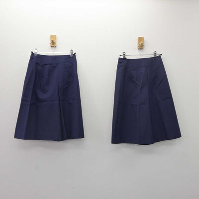 【中古】東京都 跡見学園中学校・高等学校 女子制服 2点 (スカート) sf064572