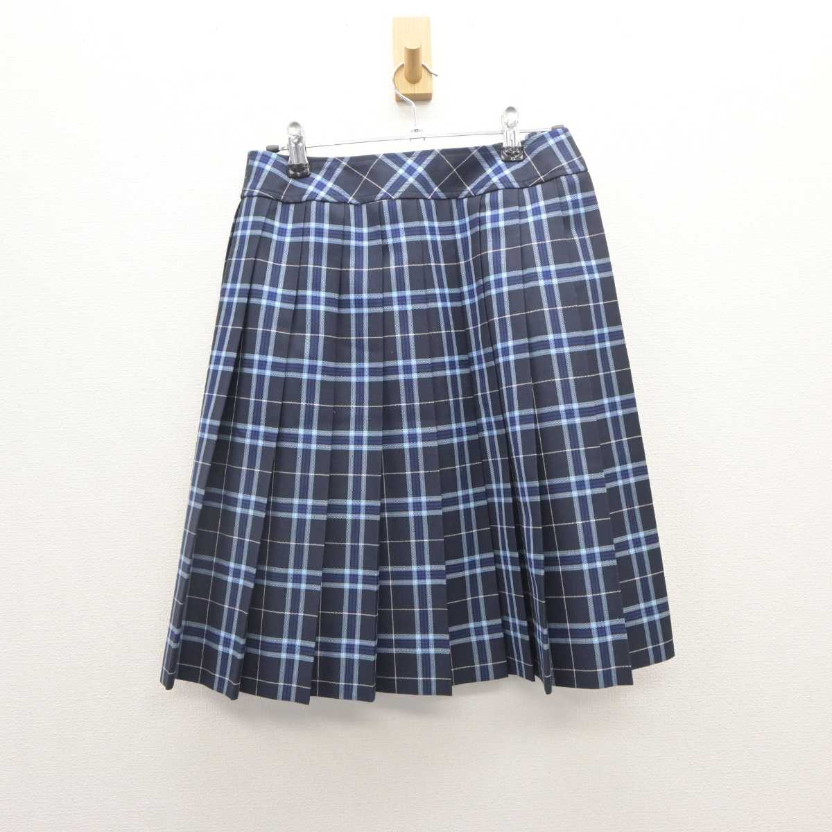 【中古】東京都 帝京中学校・高等学校 女子制服 3点 (ニット・スカート) sf064575