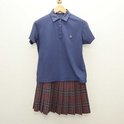 【中古】東京都 帝京中学校・高等学校 女子制服 3点 (シャツ・スカート) sf064577