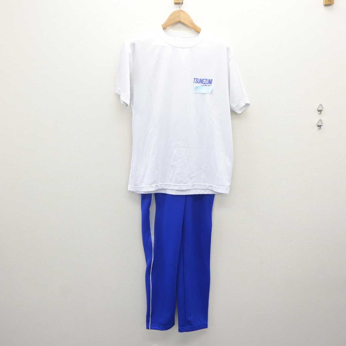 【中古】茨城県 常澄中学校 女子制服 3点 (ジャージ 上・ジャージ 下・体操服 上) sf064593