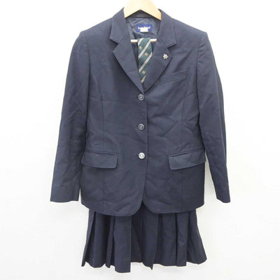 【中古】東京都 清瀬高等学校 女子制服 4点 (ブレザー・スカート) sf064607