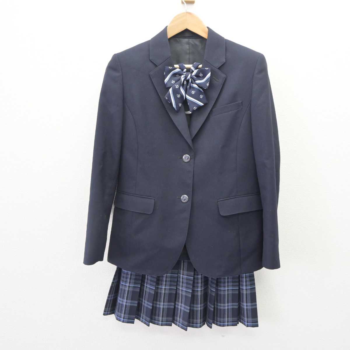 【中古】東京都 六本木高等学校 女子制服 4点 (ブレザー・スカート) sf064625