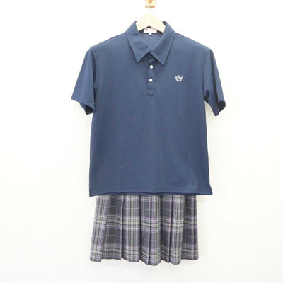 【中古】東京都 六本木高等学校 女子制服 3点 (シャツ・スカート) sf064626