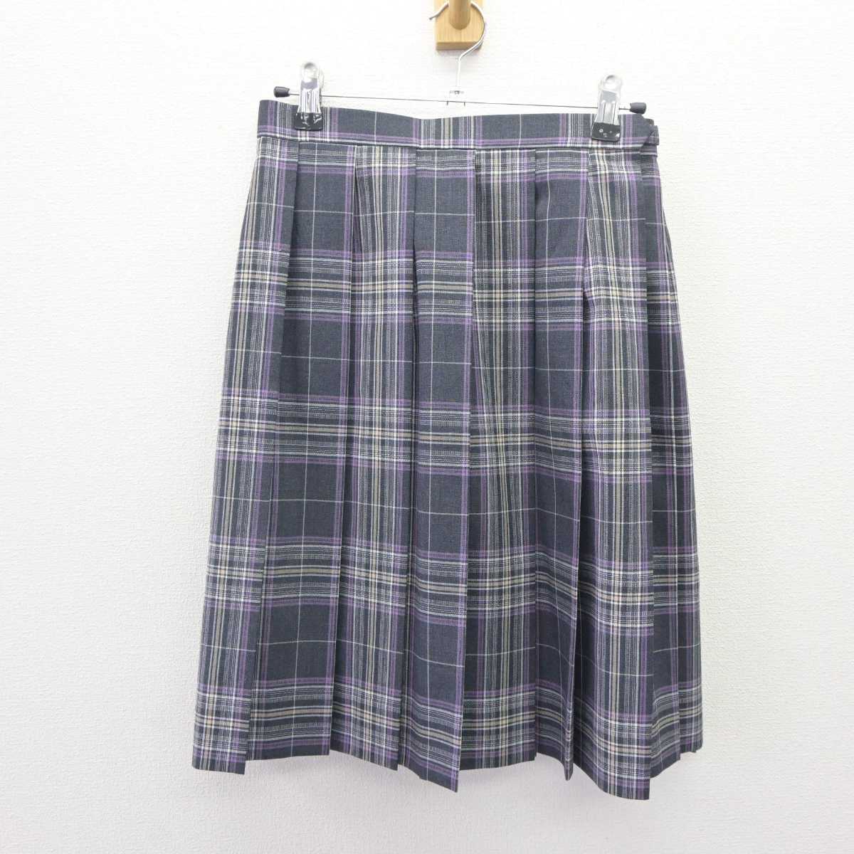 【中古】東京都 六本木高等学校 女子制服 3点 (シャツ・スカート) sf064626