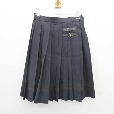 【中古】福岡県 西田川高等学校 女子制服 3点 (ニット・シャツ・スカート) sf064646