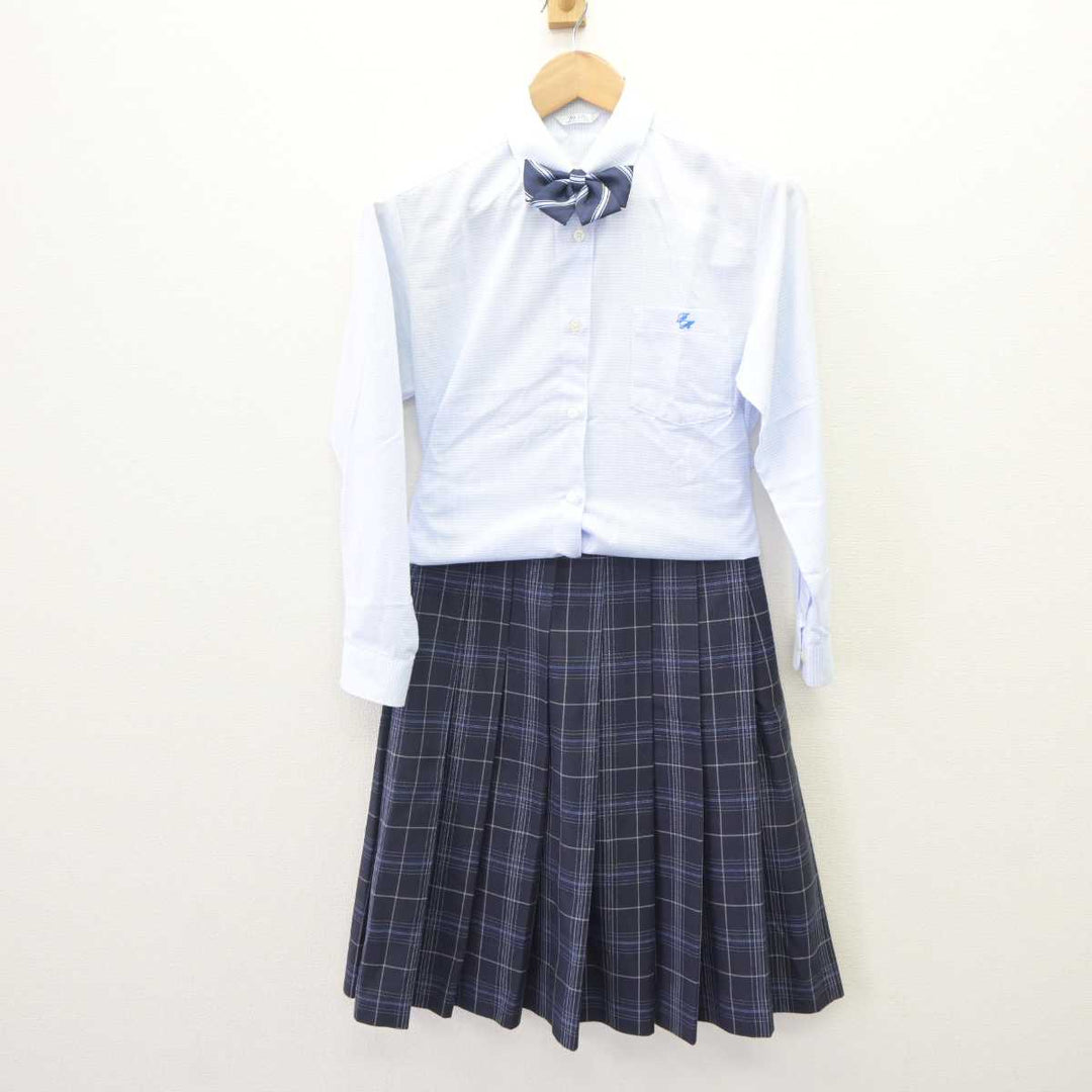 【中古】富山県 伏木高等学校 女子制服 4点 (ブレザー・シャツ・スカート) sf064651