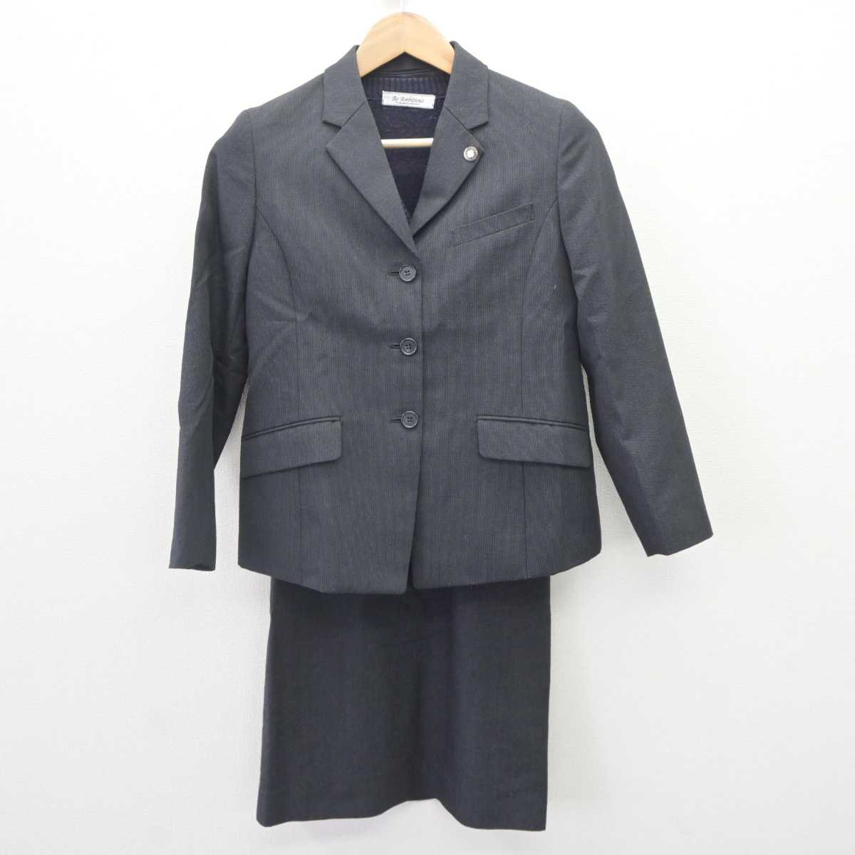 【中古】群馬県 前橋准看護学校 女子制服 4点 (ブレザー・ニット・スカート) sf064669