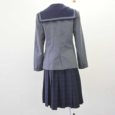 【中古】福岡県 精華女子高等学校 女子制服 2点 (ブレザー・ジャンパースカート) sf064682