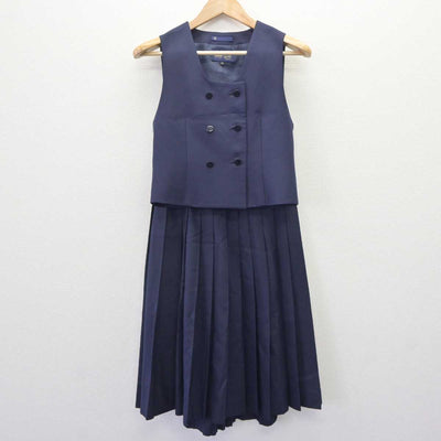 【中古】埼玉県 桶川中学校 女子制服 3点 (ブレザー・ベスト・スカート) sf064692