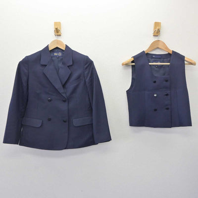 【中古】埼玉県 桶川中学校 女子制服 3点 (ブレザー・ベスト・スカート) sf064692