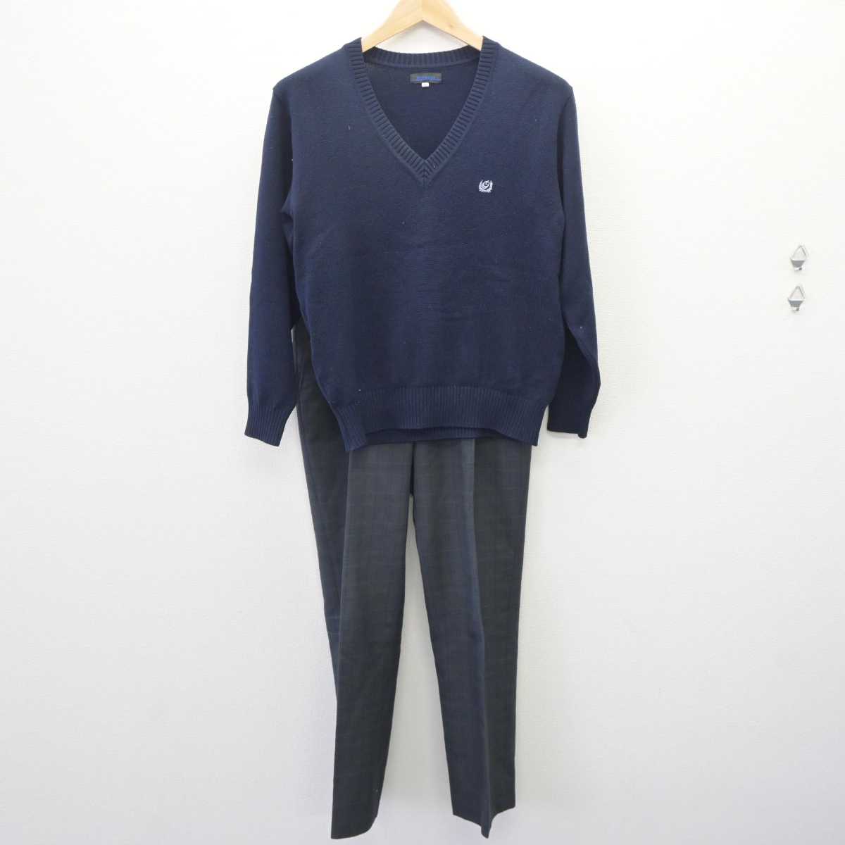 中古】埼玉県 桶川高等学校 男子制服 4点 (ブレザー・ニット・ズボン) sf064694 | 中古制服通販パレイド