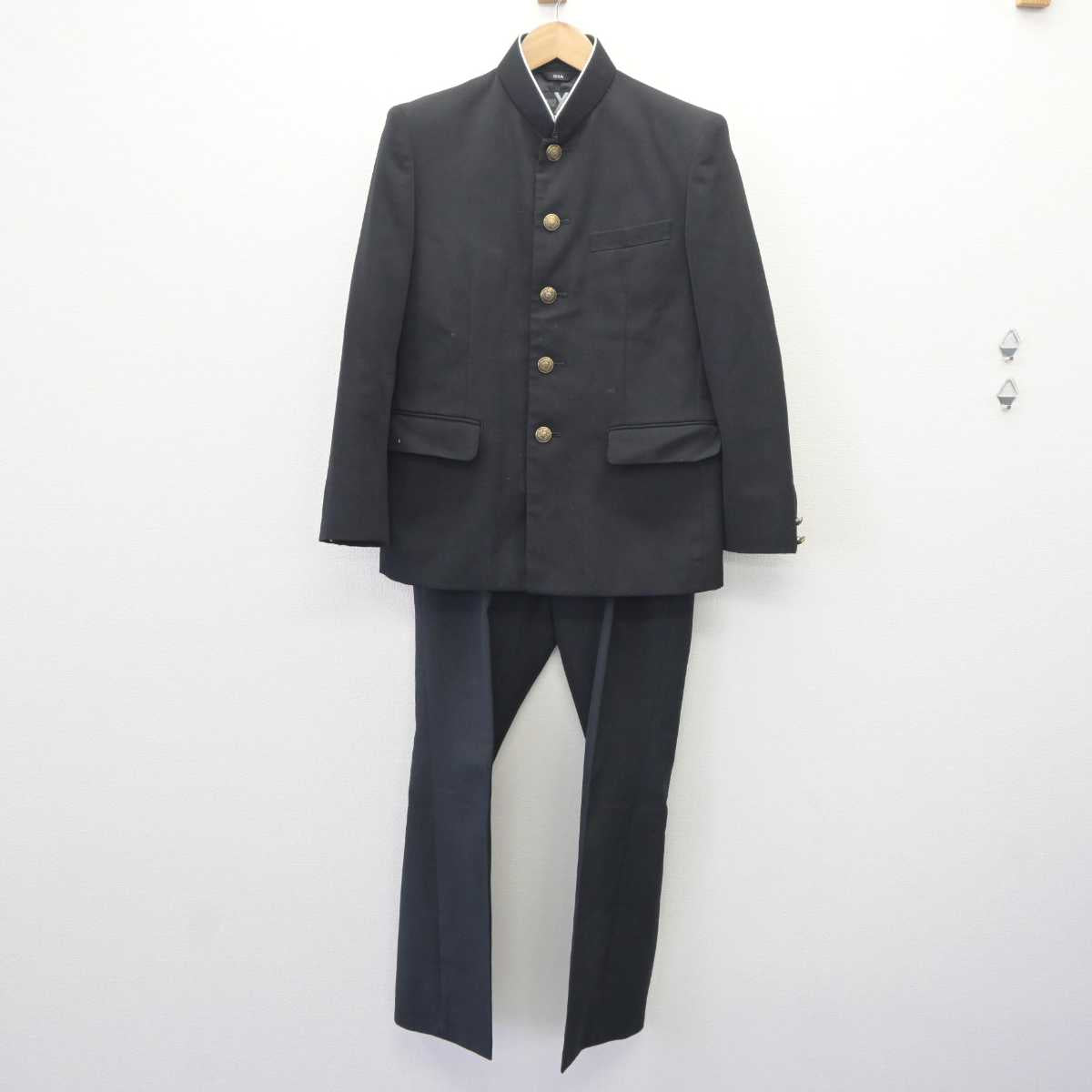 【中古】埼玉県 桶川中学校 男子制服 2点 (学ラン・ズボン) sf064696