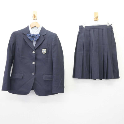 【中古】神奈川県 横浜清風高等学校 女子制服 4点 (ブレザー・シャツ・スカート) sf064704