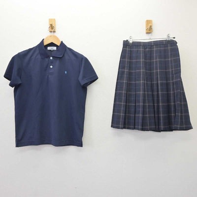 【中古】神奈川県 横浜清風高等学校 女子制服 2点 (シャツ・スカート) sf064707