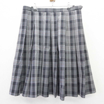 【中古】埼玉県 入間市立黒須中学校 女子制服 2点 (ベスト・スカート) sf064709