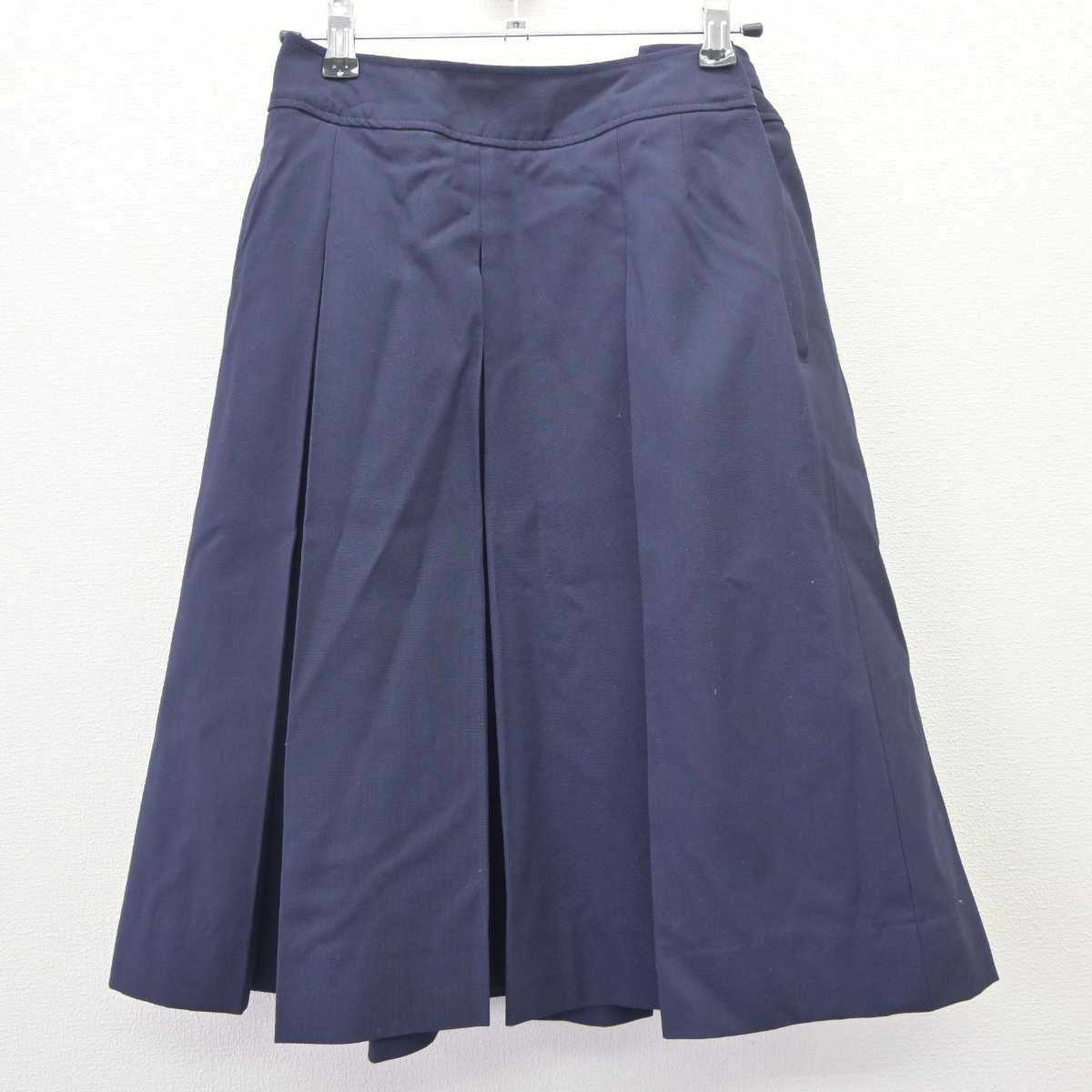 【中古】埼玉県 与野高等学校 女子制服 3点 (ベスト・スカート) sf064716