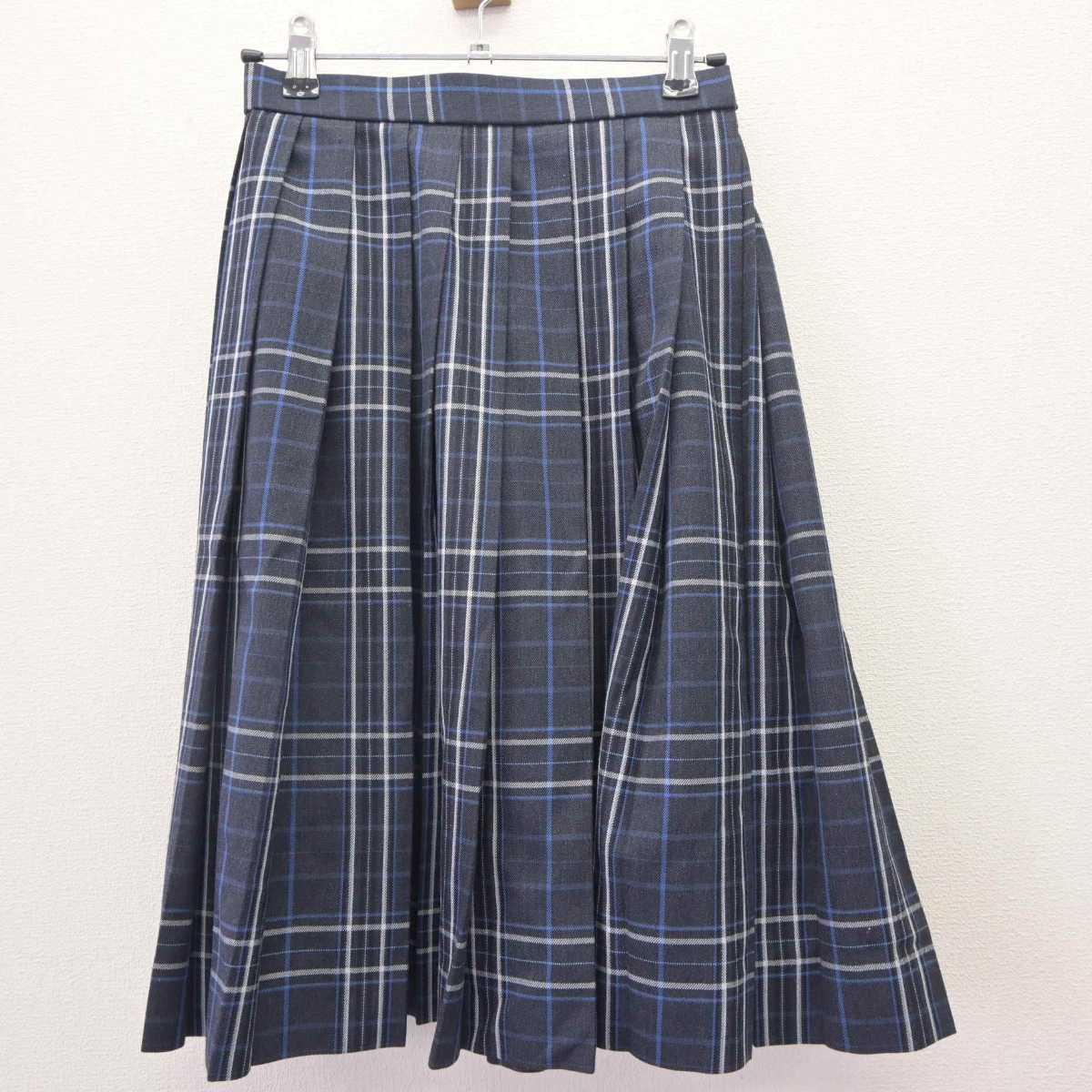 【中古】北海道 札幌市立栄中学校 女子制服 5点 (ブレザー・ニットベスト・シャツ・スカート) sf064717