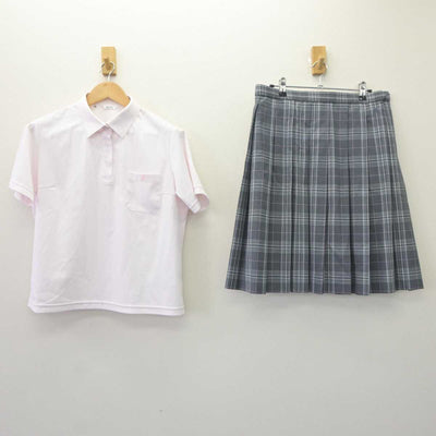 【中古】北海道 札幌創成高等学校 女子制服 2点 (シャツ・スカート) sf064724