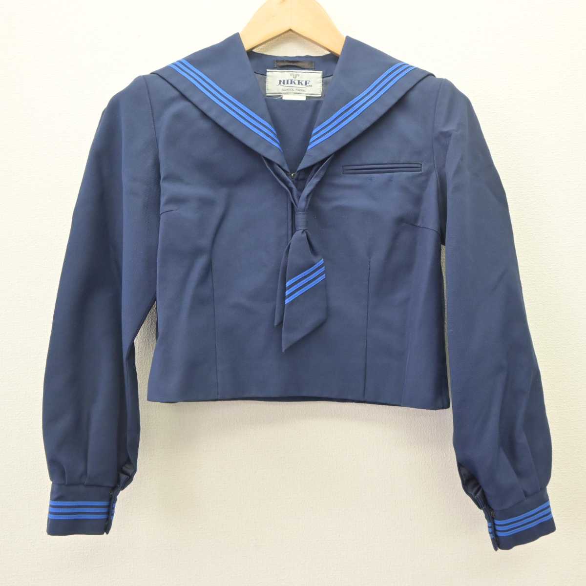 【中古】千葉県 野田市立岩名中学校 女子制服 4点 (セーラー服・スカート) sf064729