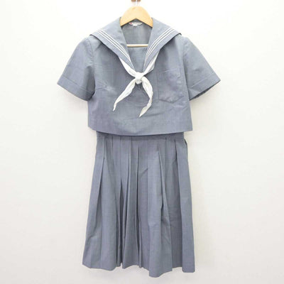 【中古】熊本県 済々黌高等学校 女子制服 2点 (セーラー服・スカート) sf064756