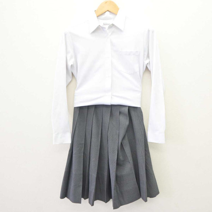 中古】岡山県 竜操中学校 女子制服 3点 (ブレザー・シャツ