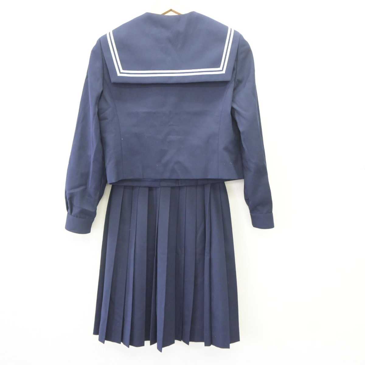 【中古】愛知県 加木屋中学校 女子制服 2点 (セーラー服・スカート) sf064784