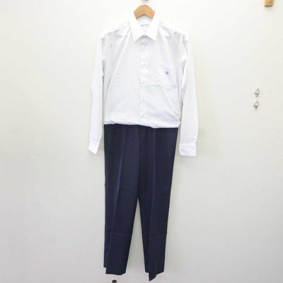 【中古】愛知県 阿久比高等学校 男子制服 2点 (シャツ・ズボン) sf064797