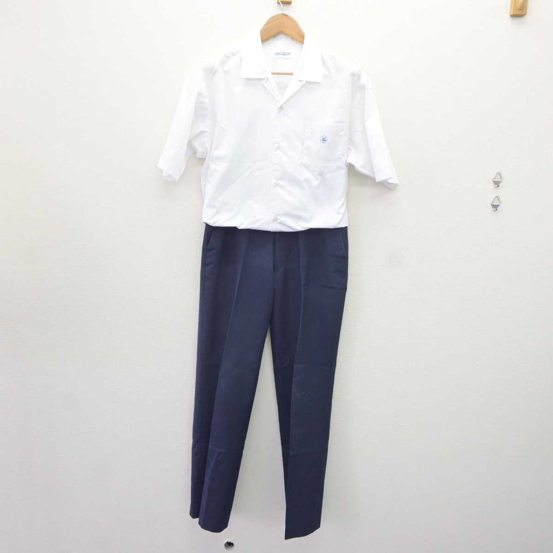 中古】愛知県 阿久比高等学校 男子制服 2点 (シャツ・ズボン) sf064798